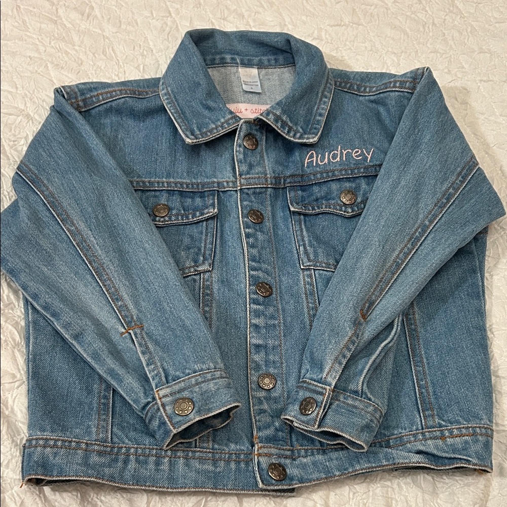 Juju & Stitch Blue Denim Jacket - Audrey | Size 6